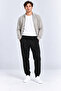 Men's Elastic Waist Lace-Up Jogger Sweatpants with Pockets Black & Navy Blue Ak8001