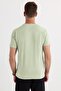 Men's Slim Fit Cotton Soft Texture Lycra Flexible Fabric Basic Mint Crew Neck T-Shirt - 7