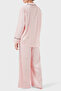 Patterned Stretch Comfort Fit High Waist Wide Leg Pajama Set O4Bx16Wefc2 Women's Pajama Set O4Bx16 Wefc2 P6Dq - 3