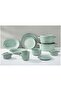 Dining Line Shallow Ceramic Plate 26cm Sage Green - 3