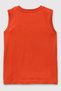 Boy's Red Logo Print Detailed Round Neck Undershirt - 2