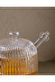 Paris Glass Honey Jar with Spoon - Transparent - 4