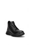 26Ksrrz1118 Women's Genuine Leather Flat Boots Black - 2