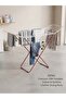 20M Foldable Clothes Drying Rack, Heavy Duty Laundry Stand with Wings, White - 2