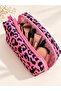 Pink Leopard Patterned Makeup Bag - 2