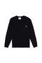 Boy's Black Basic V-Neck Sweater