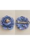 Blue Peony Floral Hairpin – Vintage Romantic Clip-On Flower Hairpin - 4