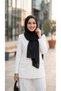 Soft Texture Daily Comfortable Shawl Black