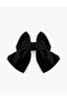 Velvet Bow Buckle with Pearl Detail