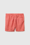 Men's orange all-over print drawstring swim shorts - 2
