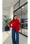 Arı Gold Stone Gabardine Shirt Red - 3