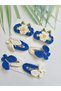 Handmade Knitted Hair Accessories Mixed Set of 6 Snap Clips (Suitable for All Age Groups) - 3