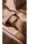 Gold Twisted Bracelet with Stones and Lock Design, Thick and Stylish Women's Bracelet Aly-401 - 3