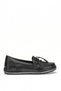26Ksrrz1027 Women's Genuine Leather Casual Shoes Black