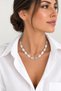 Special Design Drop Plate Silver Color Necklace