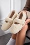 Soft Plush Women's Home Flats Noiseless Light Sole Slippers