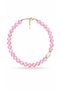 Pembe Kristal Taşlı Kolye - 2