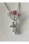 Stainless Steel Children's Necklace-Labubu Pendant-Teddy Bear Necklace-Best Friend Necklace