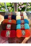 Opal Crystal Yarn Set of 10 - Shiny Mixed Color Yarn, Pouch and Dowry Knitting Yarn - 3
