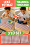 Stain-Proof and Liquid-Proof Lunch Mat 35×50 cm – Set of 3 for Primary School and Kindergarten - 7