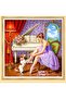 5D Diamond Bead Bonding Stone Embroidery Mosaic Tapestry "Ballerina Girl" 30X30 cm