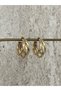 Special Series Triple Ring Design Medium Size Gold Earrings - 4