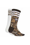 Socks Snake Graphic Crew Socks 2 Pairs Kw9196 - 2
