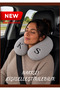 Letter Embroidered Neck Support Pillow Neck Pillow