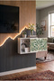 Quality First-Class Solid Wood Wall-Mounted Fuse Storage Cable Hider Concealer Cabinet