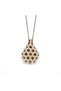 Crystal Drop Cevşen Necklace - Handmade with Anti-Tarnish Chain, 7 Layers of Protection