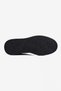 Women's Crocodile Patterned Sneaker with Thick Sole, Lace-Up, Gold Detail, Vika Black - 5
