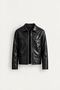 Raxon - Black - Double Zipper - Men's Leather Jacket - 6
