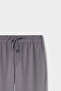 Ds Damat Relaxed Fit (Pile-Free) Anthracite Dobby Jogger Pants - 6