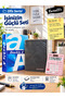 Office Set |   Cashbook 368 Sheets + A4 500 Sheets Photocopy Paper + Pink Mx-12B 12-Digit Calculator