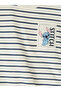 Lcw Baby Beige Stitch Printed Striped Baby Boy Set 2-Piece - 4