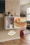Decorative Stylish Natural Wood Multi-Purpose Modem Hiding Box Concealer Cabinet Cable Organizer