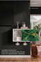 Decorative Stylish Solid Wood Wall Mounted Modem Storage Box Cable Organizer Socket Concealer