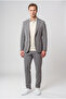 Slim Fit Mink Straight Suit - 4