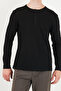 Cotton Regular Fit Buttoned Crew Neck Sweat Men's Sweat 5905852 - 6