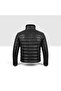Men's Black Inflatable Genuine Lambskin Leather Coat - 3