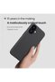 Case Compatible with iPhone 17 Super Frosted Shield Pro Hard Back Soft Border (PC + TPU) Shock Absorb Cover Raised Bezel Camera Protect Black Color (iPhone 17) - 6