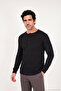 Cotton Regular Fit Buttoned Crew Neck Sweat Men's Sweat 5905852 - 4