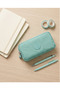 Crinkle Fabric Double Compartment Pen Holder - 3