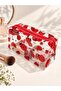 Red Ladybug Patterned Makeup Bag