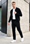 Regular Fit Straight Leg Tie-Up Trousers Men's Pants 6843700