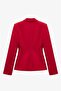Red Tailored Cut Fit Jacket Skirt Set - 5
