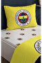 Zorluteks Out Fenerbahçe Logo Single Cotton Fitted Sheet Set 2 Pieces (120X200 cm Sheet Series)