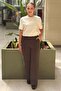 Beli Wide Elastic Waist Pocketed Trousers