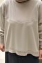 Ribana Collar Mercerized Combination Tunic - 4