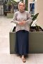 Ribana Collar Mercerized Combination Tunic - 3